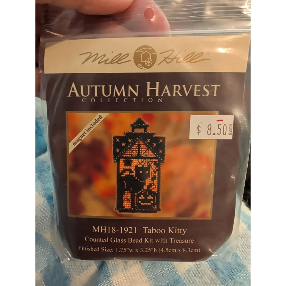 New Kit Mill Hill Glass Counted Bead Autumn Harvest MH18-1921 Taboo Kitty